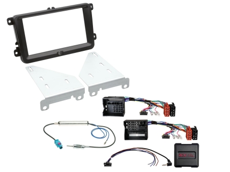 2-DIN Kit Seat/Skoda/VW 40Pin/52Pin i gruppen Bilstereo / Hvad passer i min bil / Volkswagen / Transporter / Transporter T6.1 2020-2024 / Skift stereo Transporter T6.1 2020-2024 hos BRL (700621320303)