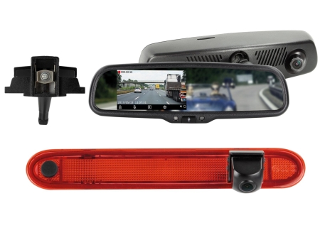 Bagkamera og spejlmonitor Kit 3 Mercedes/Renault i gruppen Bilstereo / Hvad passer i min bil / Renault / Kangoo / Kangoo 2007-2020 hos BRL (7007711909004)