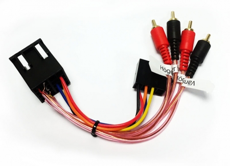 SAAB 9-5 - Specialkabel RCA till ISO i gruppen Bilstereo / Hvad passer i min bil / SAAB / 9-5 1998-2005 / 9-5 OG Facelift 2006-2010 / Udskift radio 9-5 OG Facelift 2006-2010 hos BRL (700SAABISO)