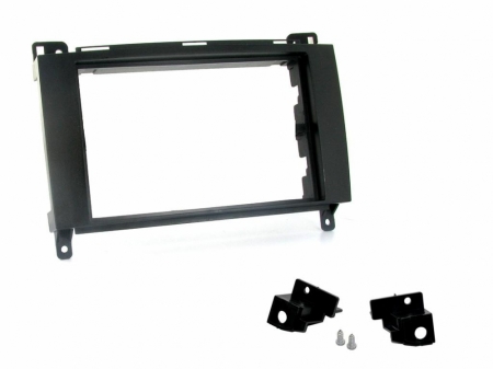Monteringsram dubbel-din Mercedes A/B 05> Vivano/Sprinter 06> i gruppen Bilstereo / Hvad passer i min bil / Mercedes / Sprinter / Sprinter 2006-2018 hos BRL (701CT24MB16)
