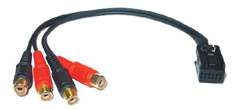 Volkswagen Aux in/out-kabel, original huvudenhet i gruppen Bilstereo / Hvad passer i min bil / Volkswagen / Transporter / Transporter T5.1 2010-2015 / Övrigt Transporter T5.1 2010-2015 hos BRL Electronics (701CT29VW02)