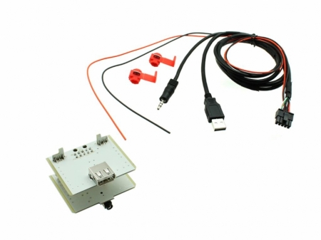 Connects2 Aux- & USB-adapter Fiat i gruppen Bilstereo / Hvad passer i min bil / Fiat / 500 hos BRL Electronics (701CTFIATUSB2)