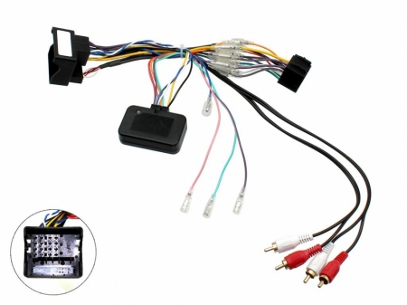 ISO-kabel Quadlock till Audi i gruppen Bilstereo / Hvad passer i min bil / Audi / Audi TT / Audi TT 2006- hos BRL (701CTHUPAU02)