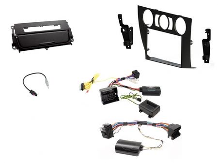 Installationskit BMW 3-Serie E90 06-14, Manuell A/C, Mattsvart i gruppen Bilstereo / Hvad passer i min bil / BMW / BMW 3-serie / BMW E90/E91/E92/E93 2005-2011 / Skifte stereo BMW E90/E91/E92/E93 2005-2011 hos BRL (701CTKBM17)