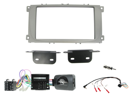 Installationskit Ford Focus/Mondeo/S-Max, Silver i gruppen Bilstereo / Hvad passer i min bil / Ford / S-Max / S-Max 2006- hos BRL Electronics (701CTKFD25)