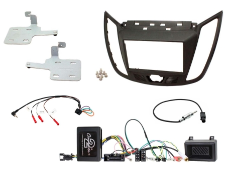 Installationskit Ford C-Max 2011> Mörkgrå i gruppen Bilstereo / Hvad passer i min bil / Ford / C-Max / C-Max 2010- hos BRL Electronics (701CTKFD34)