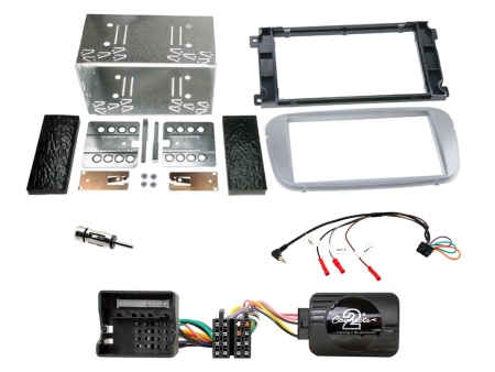 Installationskit Ford Mondeo/Focus, Silver i gruppen Bilstereo / Hvad passer i min bil / Ford / Mondeo / Mondeo 2007-2013 hos BRL (701CTKFD52)