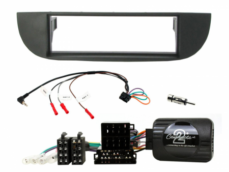 Installationskit 1-Din Fiat 500 2007 - 2015 Svart i gruppen Bilstereo / Hvad passer i min bil / Fiat / 500 hos BRL (701CTKFT25)
