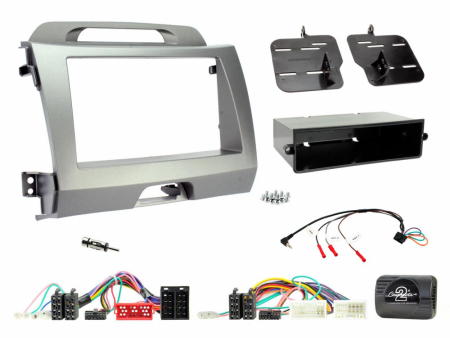 Installationskit Kia Sportage 2011 - 2015 Silver i gruppen Bilstereo / Hvad passer i min bil / Kia / Optima / Optima 2011-2015 hos BRL Electronics (701CTKKI29)