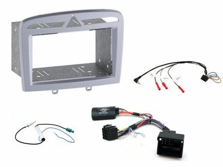 Installationskit Peugeot 308 06> Silver i gruppen Bilstereo / Hvad passer i min bil / Peugeot / Peugeot 308 / Peugeot 308 2007-2013 hos BRL Electronics (701CTKPE06)