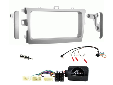 Installationskit Toyota Corolla 2009> Silver i gruppen Bilstereo / Hvad passer i min bil / Toyota / Corolla / Corolla 2006-2012 hos BRL Electronics (701CTKTY03)