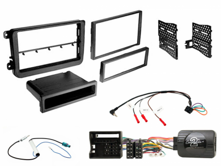 Installationskit Volkswagen Passat 06-08, dubbel-din i gruppen Bilstereo / Hvad passer i min bil / Volkswagen / Passat / Passat B6 2005-2010 / Skift stereo Passat B6 2005-2010 hos BRL Electronics (701CTKVW05)