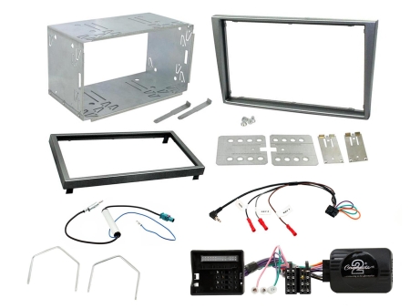 Installationskit Opel, Quadlock, Silver i gruppen Bilstereo / Hvad passer i min bil / Opel / Zafira / Zafira 2005- hos BRL Electronics (701CTKVX09)