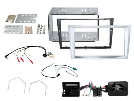 Installationskit Opel Astra/Corsa 04-10, Krom-metallic i gruppen Bilstereo / Hvad passer i min bil / Opel / Corsa / Corsa 2011-2014 hos BRL Electronics (701CTKVX10)