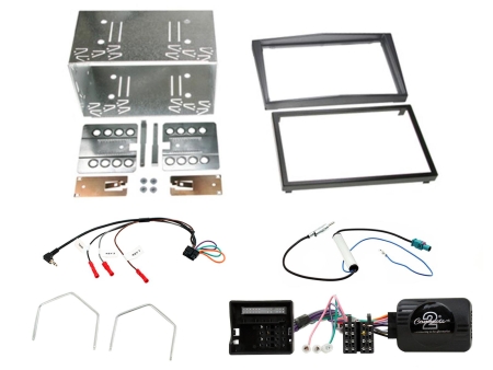 Installationskit Opel Antara/Astra/Corsa 04-10, Silver i gruppen Bilstereo / Hvad passer i min bil / Opel / Corsa / Corsa 2006-2011 hos BRL Electronics (701CTKVX32)