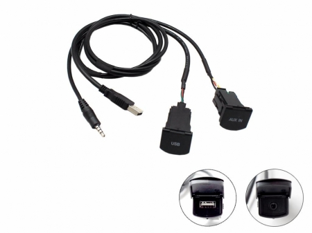 Connects2 Aux- och USB-adapter Volkswagen Polo 14> i gruppen Bilstereo / Hvad passer i min bil / Volkswagen / Polo / Polo 2010-2017 hos BRL Electronics (701CTVWUSB3)