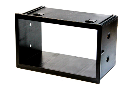 Monteringsram dubbel-DIN, VW 1990-2009 i gruppen Bilstereo / Hvad passer i min bil / Volkswagen / Transporter / Transporter T5 2003-2009 / Skift stereo Transporter T5 2003-2009 hos BRL Electronics (70450768)