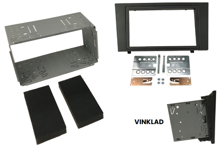 Monteringsram dubbel-DIN Ford Mondeo MK3, vinklad i gruppen Bilstereo / Hvad passer i min bil / Ford / Mondeo / Mondeo 2004-2007 hos BRL Electronics (70450856)