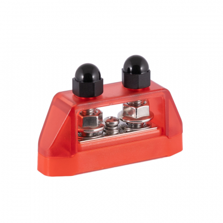 Distributionsblok i rødt, 2 stk. M8 i gruppen Bilstereo / Tilbehør / Fordelerblokke hos BRL Electronics (720BBP2)