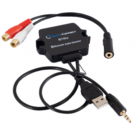 Auto-Connect BTRU, AUX-til Bluetooth-adapter (strøm via USB) i gruppen Bilstereo / Smartphone i bilen / Bluetooth i bilen hos BRL Electronics (720BTRU)