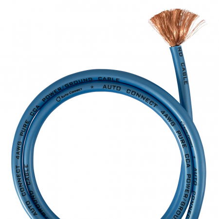Auto-Connect 6 meter strömkabel CCA 20mm², blå i gruppen Bilstereo / Kabler / Strømkabler hos BRL Electronics (720CCA204BU6M)