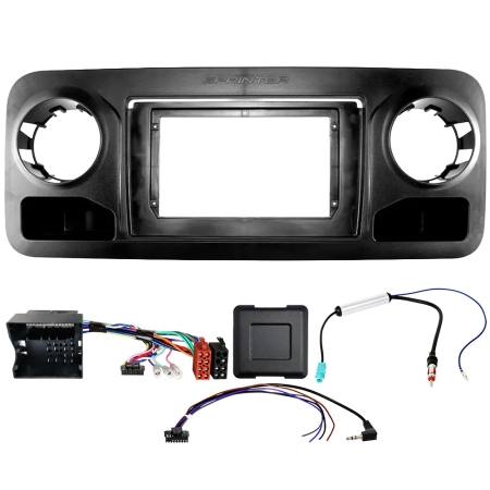 Auto-Connect installationskit til 9-tommers bilstereo, Mercedes Sprinter W907/W910 2018- i gruppen Bilstereo / Hvad passer i min bil / Mercedes / Sprinter / Sprinter 2019- hos BRL (720F9MC11)