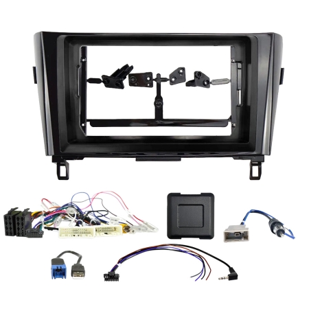 Auto-Connect installationskit til 9/10.1-tommers bilstereo, Nissan Qashqai, X-Trail og Rogue i gruppen Bilstereo / Hvad passer i min bil / Nissan / Qashqai / Qashqai 2013-2021 hos BRL (720F9NS1)
