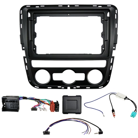 Auto-Connect installationskit til 9-tommers bilstereo, Volkswagen Passat B7 2011-2015, automatisk AC i gruppen Bilstereo / Hvad passer i min bil / Volkswagen / Passat / Passat B7 2010-2015 / Skift stereo Passat B7 2010-2015 hos BRL (720F9VW5)