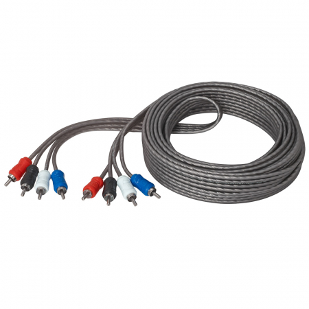 Auto-Connect 4-kanals snoet lavniveaukabel 5,5 meter, Level 1 i gruppen Bilstereo / Kabler / Signalkabler hos BRL Electronics (720L1RCA255T)
