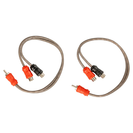 Auto-Connect snoet Y-splitter lavt niveau 2 hun-1 han, Niveau 1 i gruppen Bilstereo / Kabler / Signalkabler hos BRL (720L1RCAY2F1MT)
