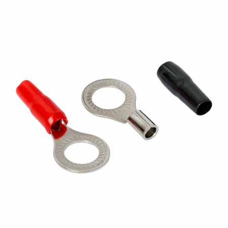 Auto-Connect rød og sort ringkabelsko M12, 10 mm² i gruppen Bilstereo / Tilbehør / Monteringstilbehør hos BRL (720L1RT1012)