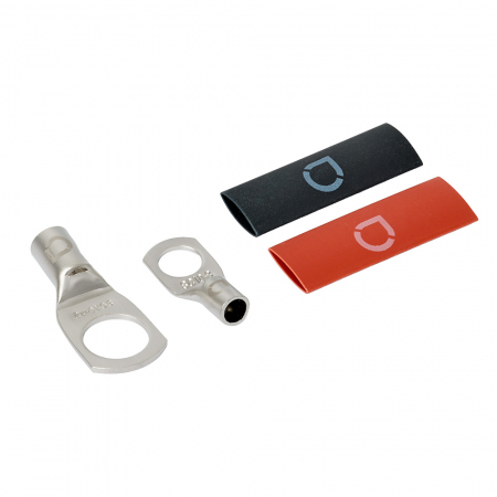 Auto-Connect rød og sort rørkabelsko M8/M12, 10 mm² i gruppen Bilstereo / Tilbehør / Monteringstilbehør hos BRL (720L2RT10W)