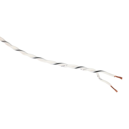 Auto-Connect tvunnet OFC-højttalerkabel 2x0.5 mm², hvid, løbende meter i gruppen Bilstereo / Kabler / Højttalerkabel hos BRL (720L2SCT205IWH)