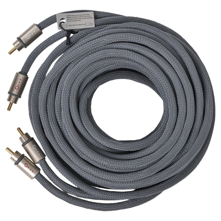 Auto-Connect snoet lavniveaukabel 5,5 meter, Level 3 i gruppen Bilstereo / Kabler / Signalkabler hos BRL (720L3RCA55TBS)