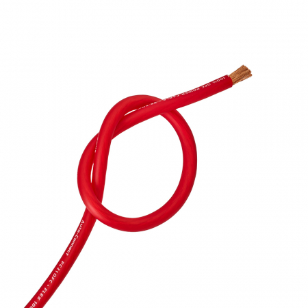 Auto-Connect rød strømkabel OFC 21.6mm², metervare i gruppen Bilstereo / Kabler / Strømkabler hos BRL (720PC21OFCR)