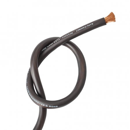 Auto-Connect sort strømkabel OFC 53.7mm², metervare i gruppen Bilstereo / Kabler / Strømkabler hos BRL Electronics (720PC53OFCB)