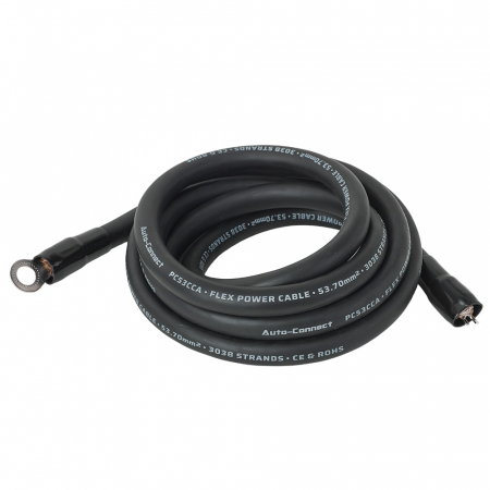 Auto-Connect 2,5 meter strømkabel CCA 53,7mm², sort i gruppen Bilstereo / Kabler / Strømkabler hos BRL (720PCT53CCA25B)
