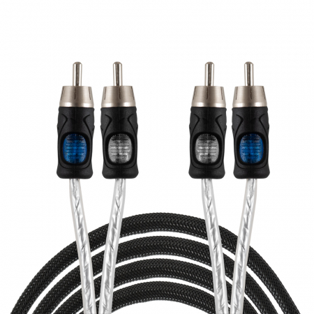 Auto-Connect 2-kanals lavniveau kabel 5,5 meter, Level 3 i gruppen Bilstereo / Kabler / Signalkabler hos BRL Electronics (720RCAL355)