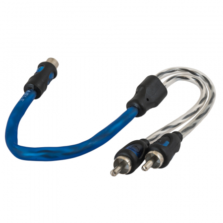 Auto-Connect Y-splitter Lavniveau 2 han - 1 hun 0.3m, Level 2 i gruppen Bilstereo / Kabler / Signalkabler hos BRL Electronics (720RCAYL2M)