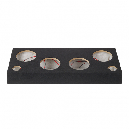 Auto-Connect tom raggarplanka, 4x8 tommer med diskanter i gruppen Bilstereo / Bilhøjttalere / SPL Box hos BRL Electronics (720VE482SPL)