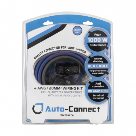 Auto-Connect 30/70 CCA kabelkit, 20mm² i gruppen Bilstereo / Kabler / Kabelsæt hos BRL (720WK204CCA)