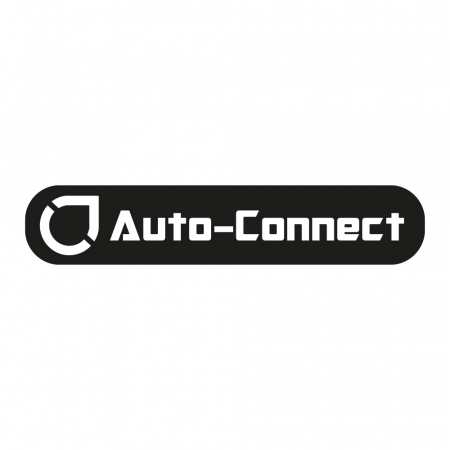 Auto-Connect-klistermärke 14x3cm, svart i gruppen Bilstereo / Tilbehør / Merchandise hos BRL Electronics (729LOGOFB)