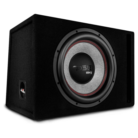 DS18 GEN-X112LD, basreflekskasse med 12 tommer subwoofer i gruppen Bilstereo / Bas / Passiv subwoofer hos BRL (803GENX112LD)