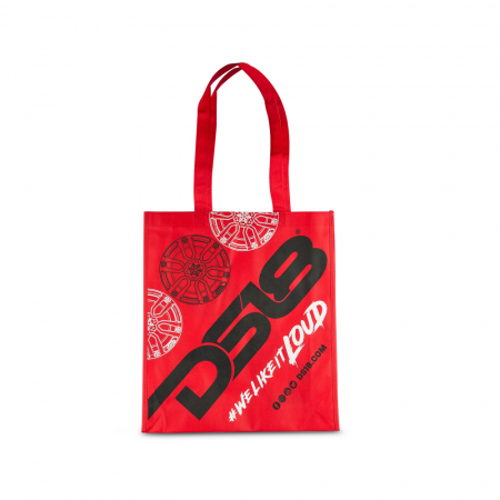 DS18 stofpose, sort og rød i gruppen Bilstereo / Tilbehør / Merchandise hos BRL Electronics (803LFSHOWBAG)
