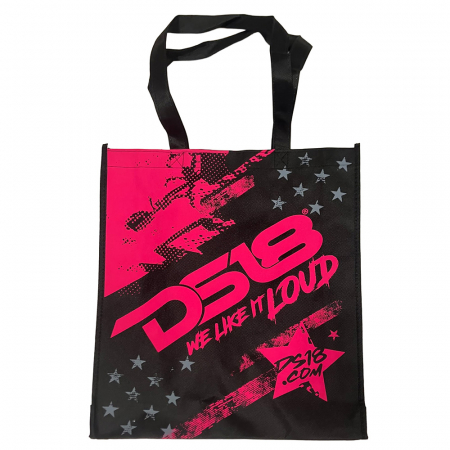 DS18 stofpose, lyserød/blå/grøn i gruppen Bilstereo / Tilbehør / Merchandise hos BRL (803LFSHOWBAG)