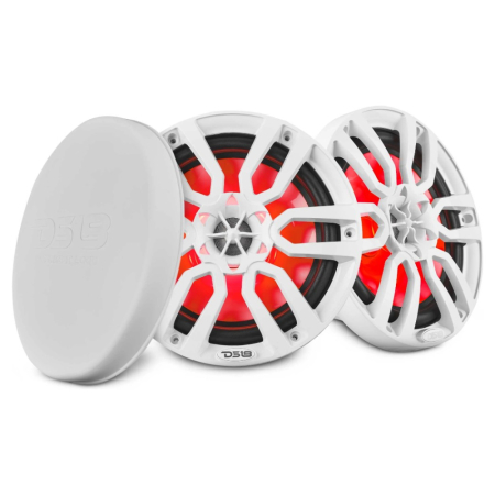 DS18 NXL-8, hvide 8-tommer marinhøjttalere med LED, par i gruppen Nyheder hos BRL (803NXL8)