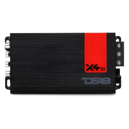 DS18 X4BT, kompakt 4-kanals forstærker med bluetooth i gruppen Bilstereo / Forstærker / 4-kanals hos BRL (803X4BT)