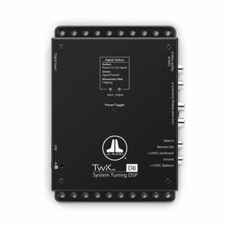 JL Audio TwK-D8, 8-kanals DSP (digital indgang) i gruppen Bilstereo / Forstærker / Lydprocessorer hos BRL (807TWKD8)