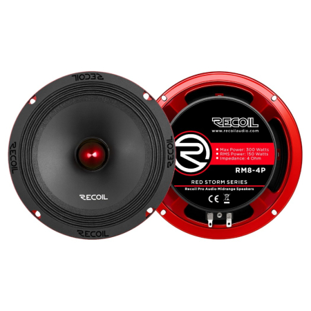 Recoil RM8-4P, 8-tommer mellem- og mellemtoner, par i gruppen Bilstereo / Bilhøjttalere / Bas-/Mellemtoner hos BRL (808RM84P)