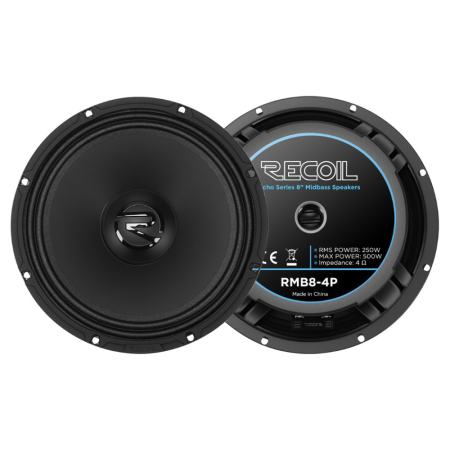 Recoil RMB8-4P, 8-tommer mellembas/mellemtone, par i gruppen Bilstereo / Bilhøjttalere / Bas-/Mellemtoner hos BRL (808RMB84P)